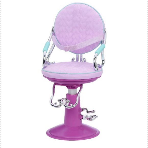 Our Generation Sitting Pretty Salon Chair for 18" Dolls - Picture 1 of 7